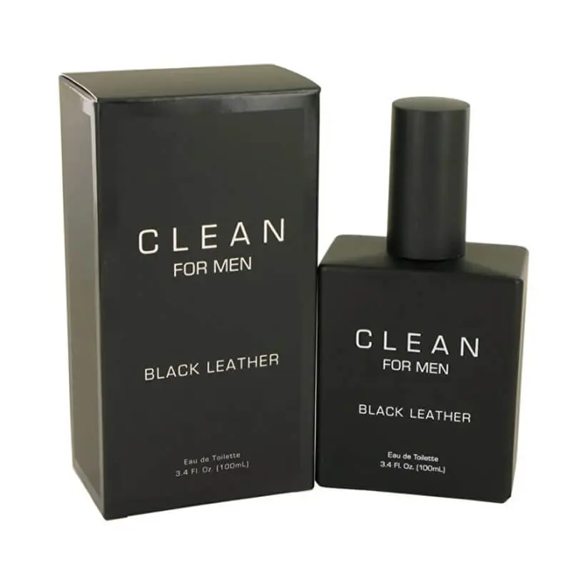 Clean for Men Black Leather 100ml EDT (M) SP - Beauty
