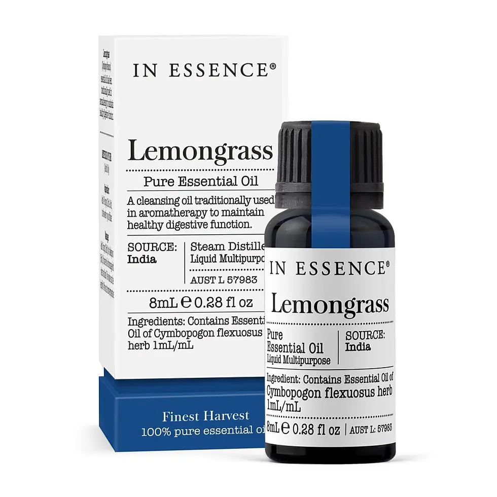 In Essence Lemongrass Pure Essential Oil 8ml - Beauty