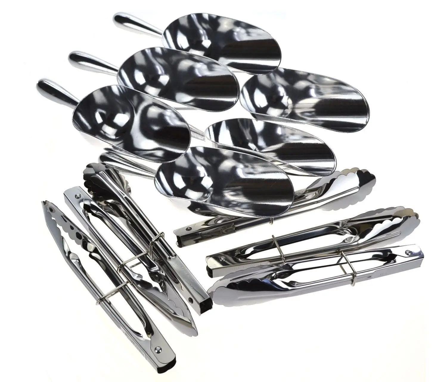 TRENTON LOLLY BAR PACK 12 Pack - 6 Tongs & 6 Scoops
