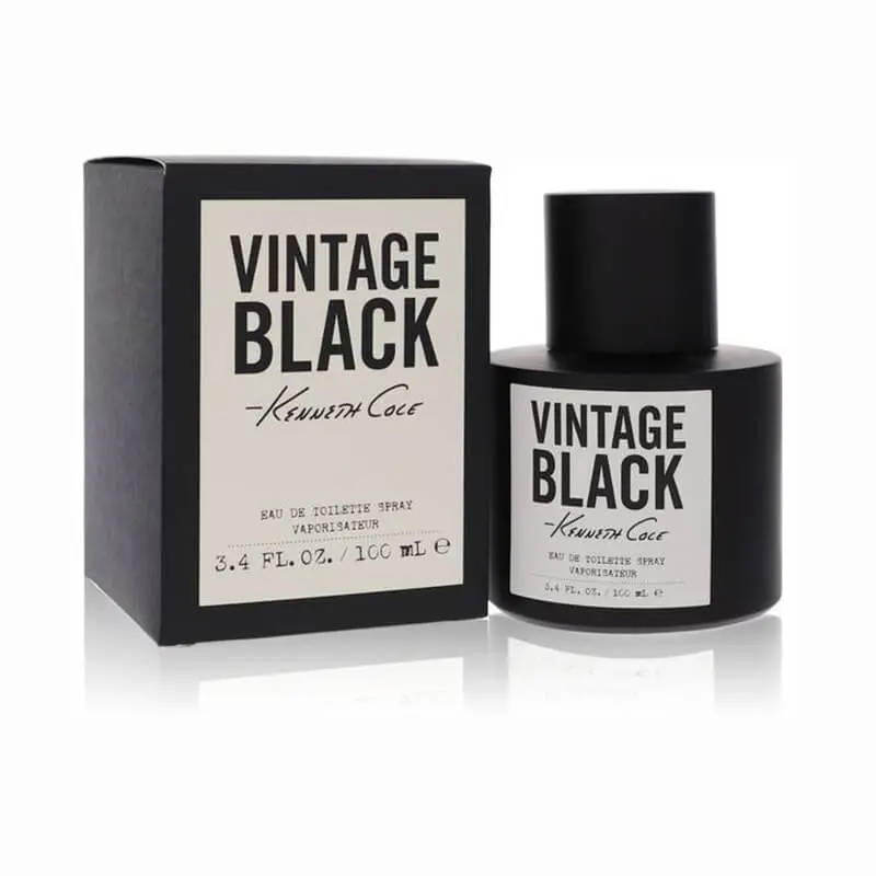 Kenneth Cole Vintage Black 100ml EDT (M) SP - Beauty