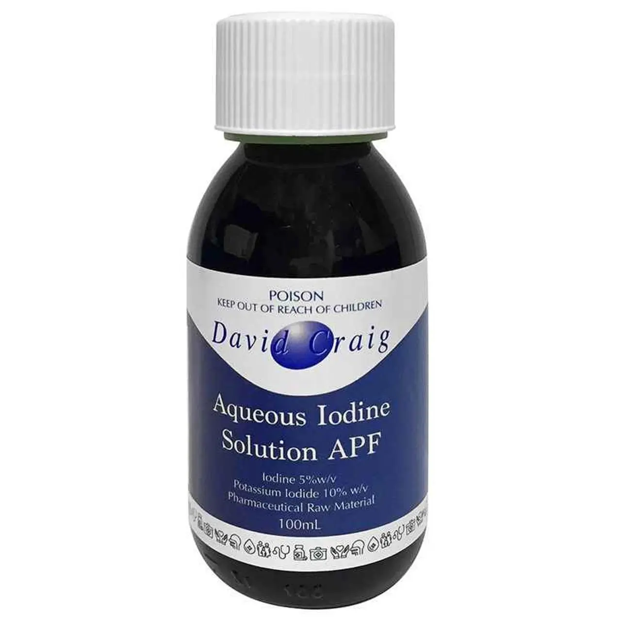 David Craig Iodine Solution 100ml - Health