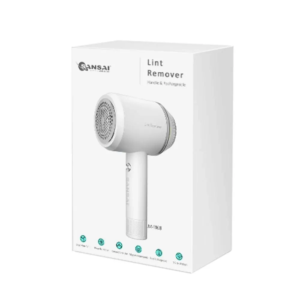 Sansai Fabric/Garment Lint Remover/Shaver USB Rechargeable Magnetic Adsorption - Home & Garden