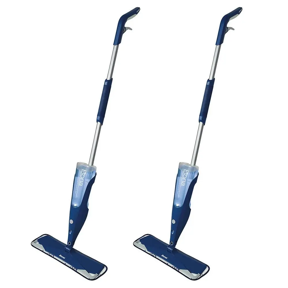2PK Bona Spray Mop w/ Microfiber Cleaning Pad/850ml Wood Floor Cleaner Cartridge - Home & Garden