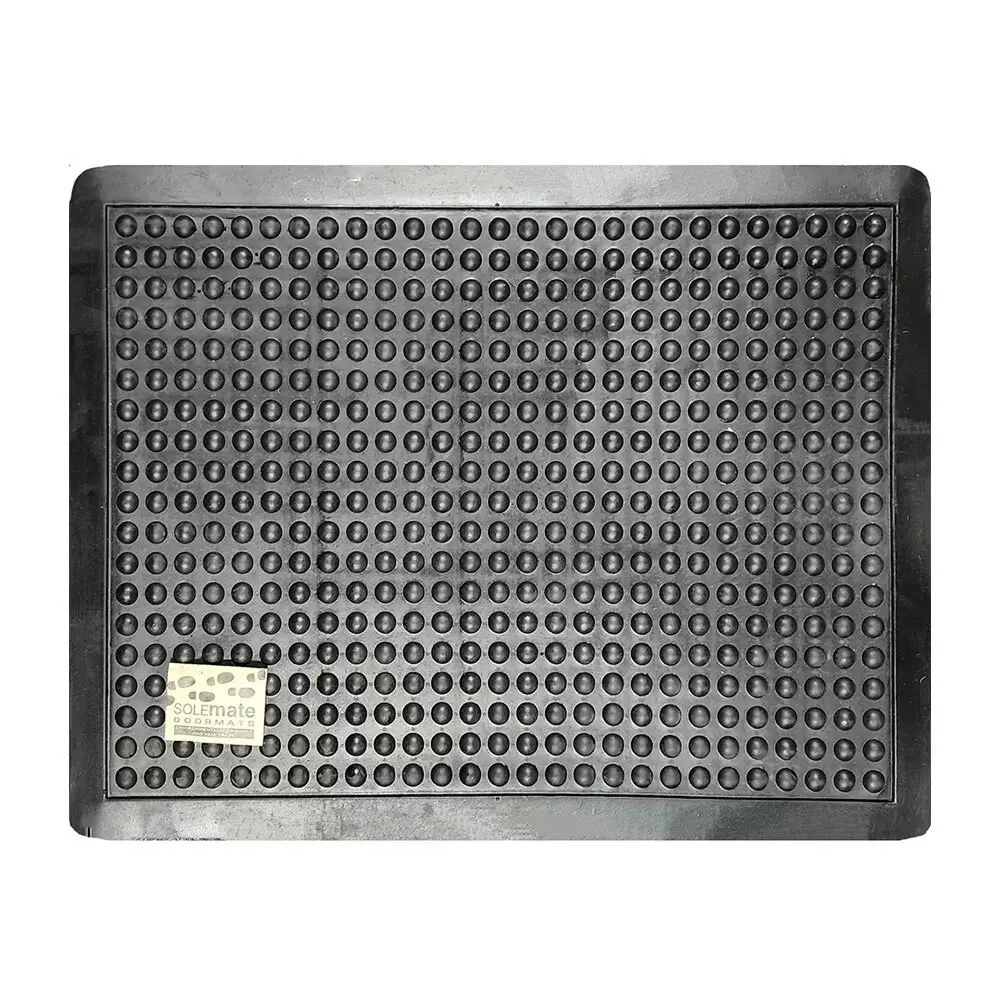 Solemate Rubber Bubble Mat 60x80cm Stylish/Durable Outdoor Front Doormat - Home & Garden