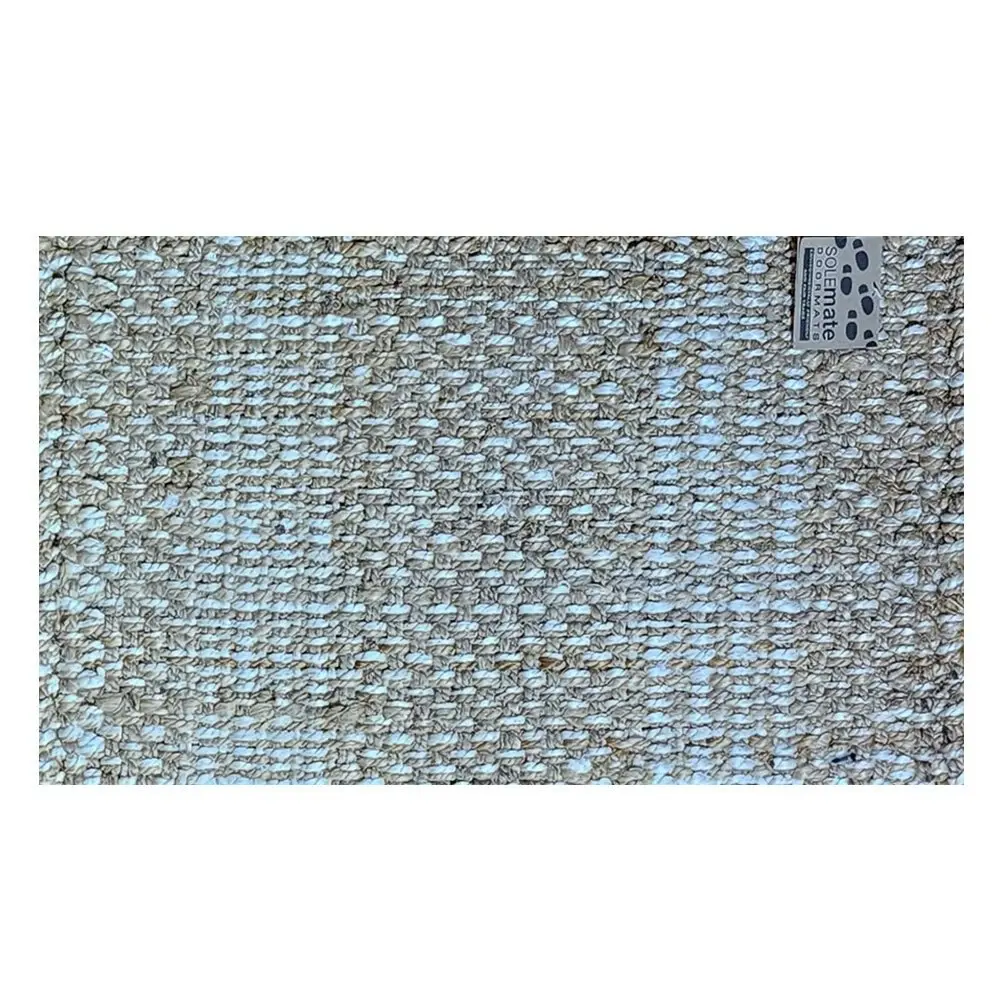 Solemate Jute Stripes & Knots 45x75cm Stylish Outdoor Entrance Doormat - Home & Garden