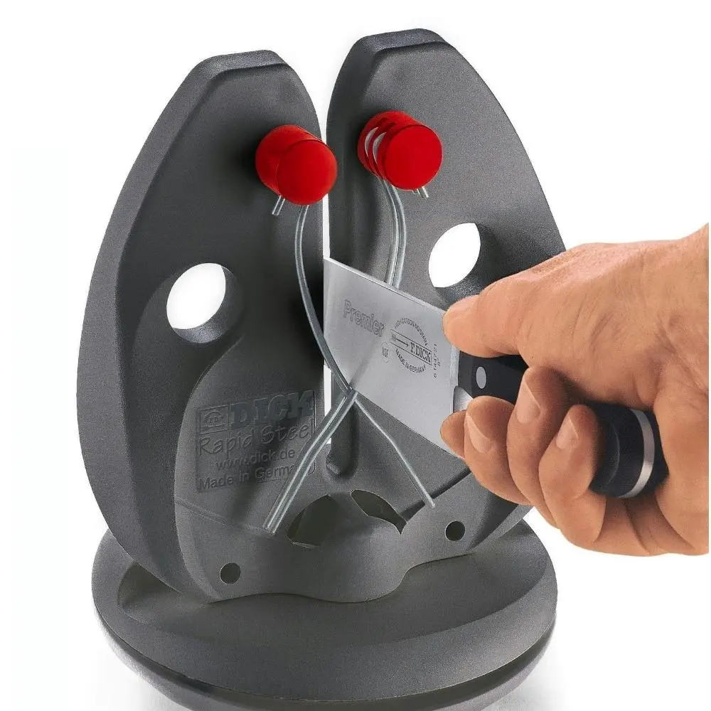 F DICK Rapid Action Steel With Stand Professional Knife Sharpener - Home & Garden