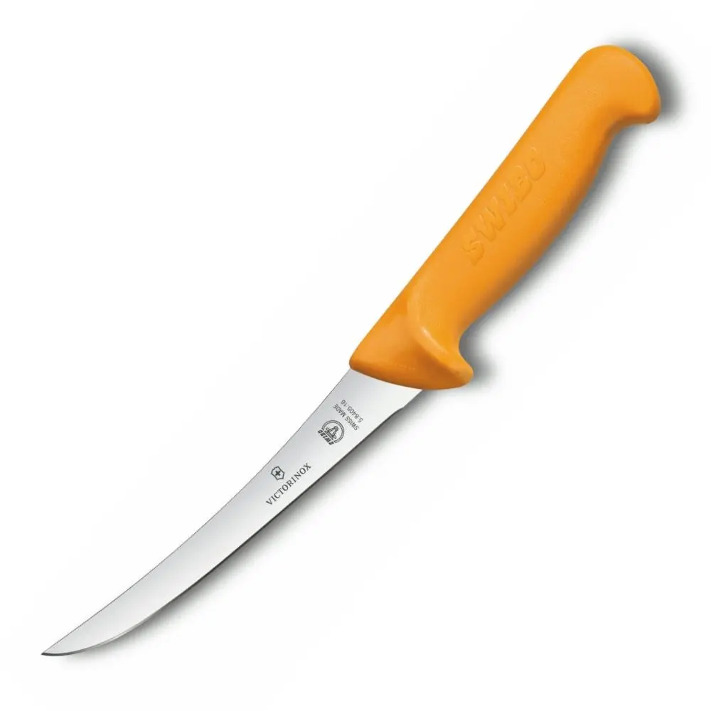 Victorinox Swibo Butchers 16cm Knife | Curved Stiff Blade 5.8405.16 - Home & Garden