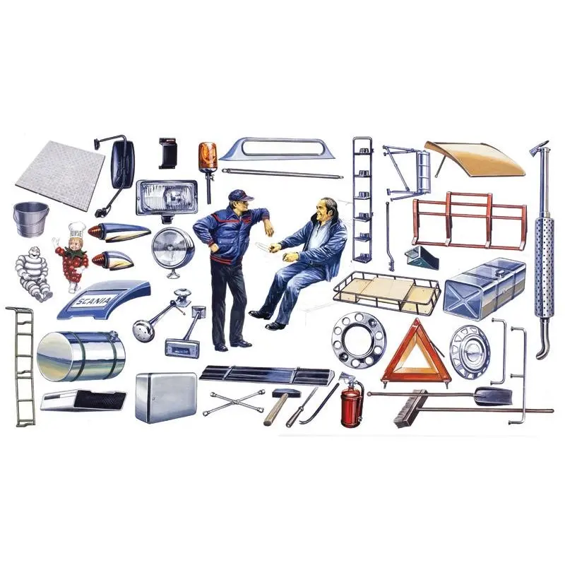 1/24 Truck Shop Accessories - Hobbies