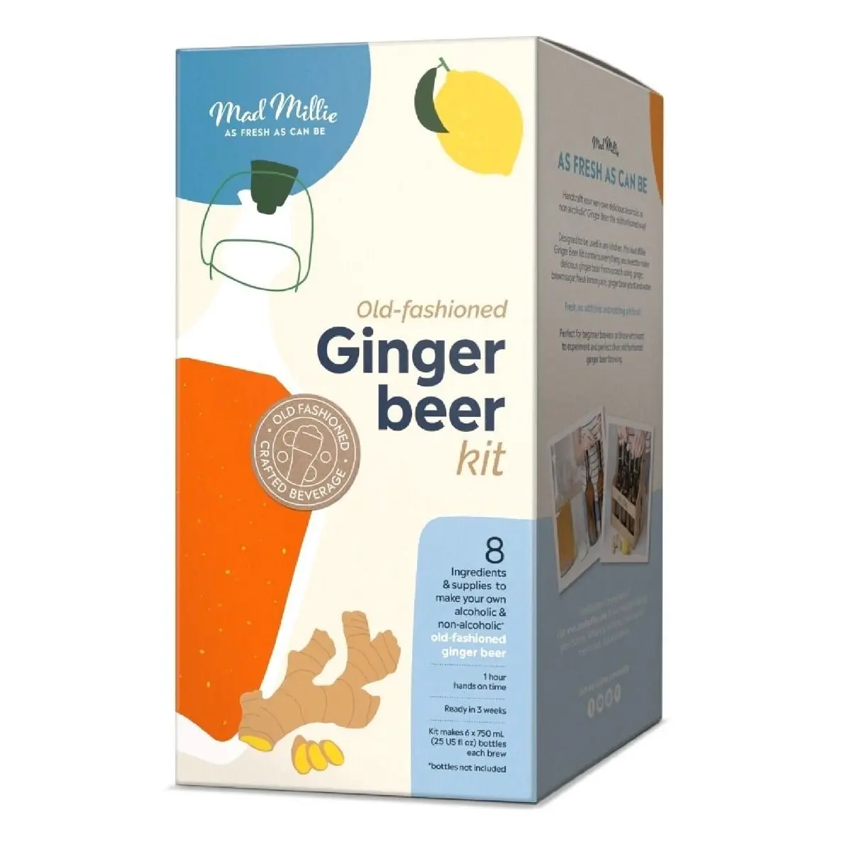 MAD MILLIE OLD FASHIONED GINGER BEER KIT - Home & Garden