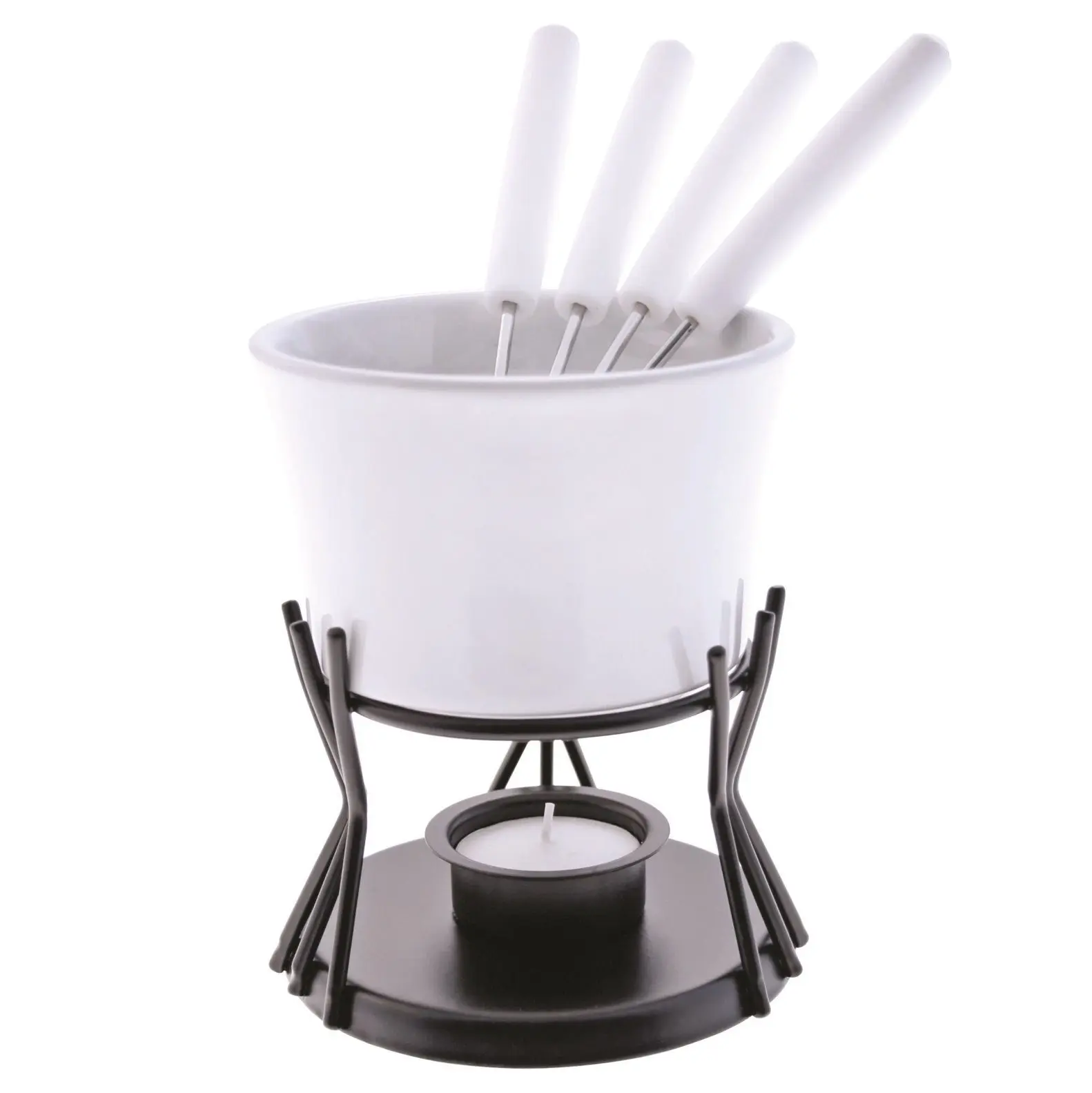 SWISSMAR KINDLE 7 PIECE CERAMIC FONDUE SET - Home & Garden