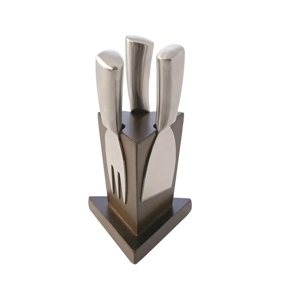 SWISSMAR 3 PIECE MINI CHEESE KNIFE BLOCK SET - Home & Garden