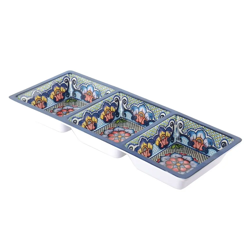 PREPARA 3 SECTION DIVIDED SERVING TRAY - Home & Garden