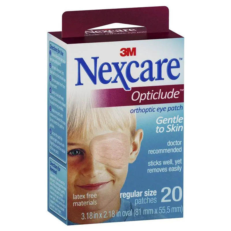 Nexcare Opticlude Orthoptic Eye Patch 20 Pack - Health
