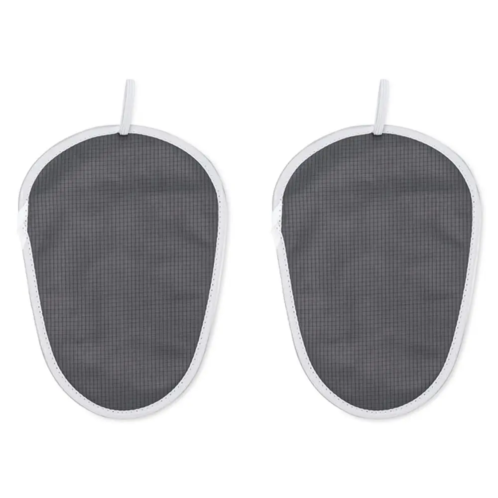 2x Full Circle 19cm Anti Static Lint Removing Mitt Hair/Dust Removing Cloth Grey - Home & Garden