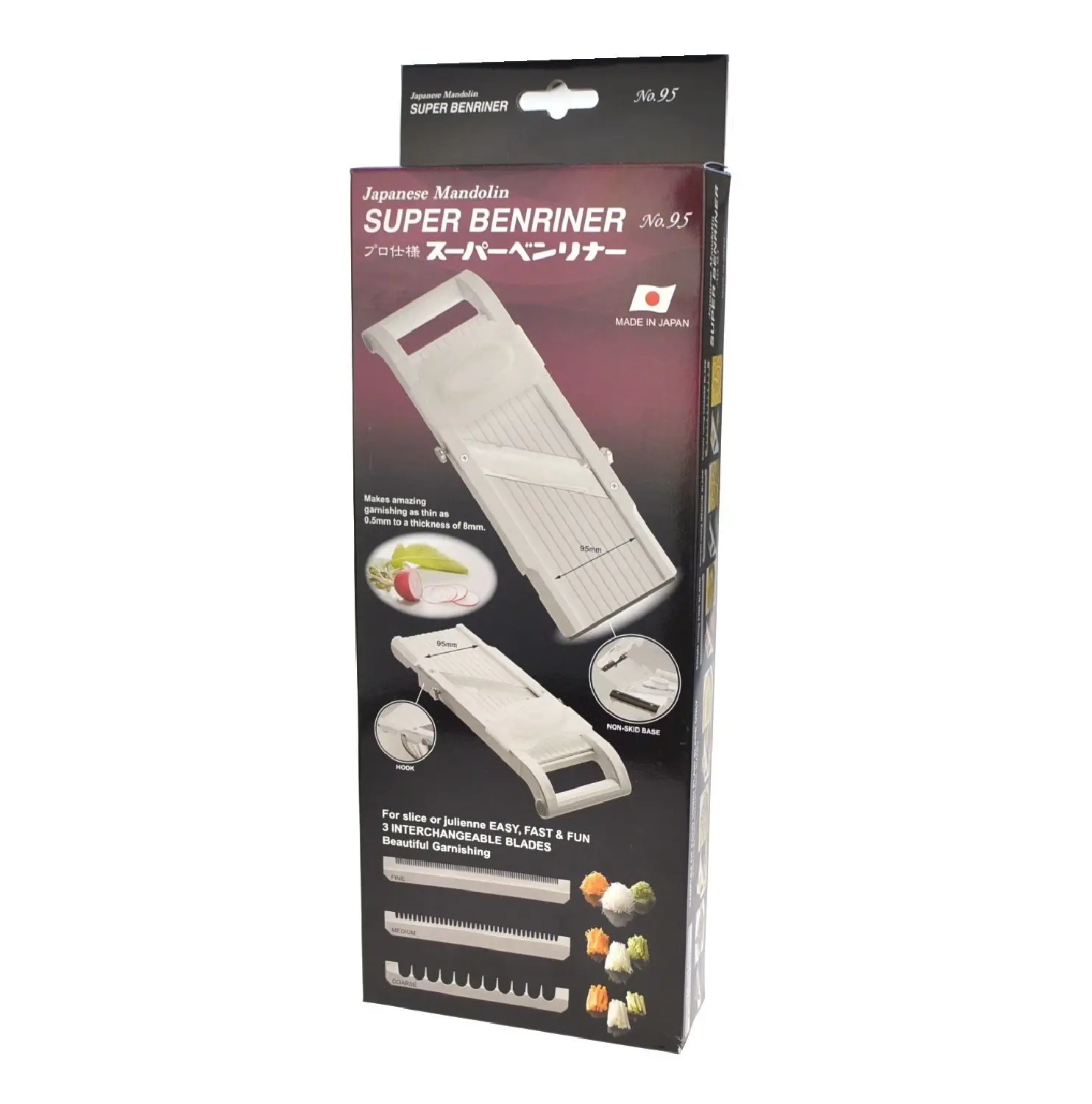 BENRINER SUPER MANDOLINE No 95 FRUIT AND VEGETABLE SLICER - Home & Garden