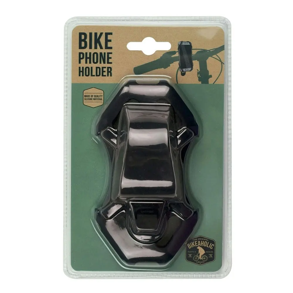 Legami Bike Handlebar Adjustable Silicone Phone Mobile Bicycle Holder/Mount BLK - Electronics