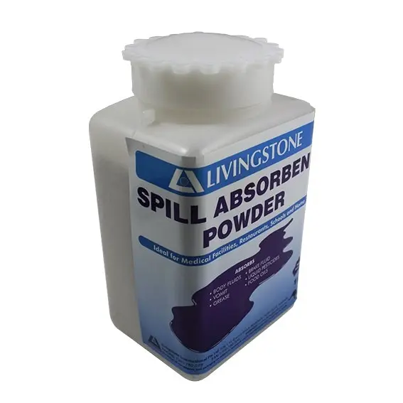 Livingstone Spill Absorbent Granules for Fluid and Vomit Clean Up 1kg Bottle - Commercial