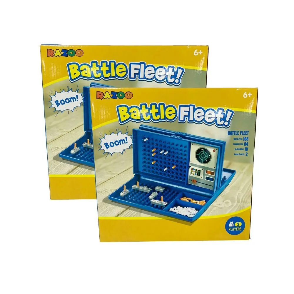 2x 264pcRazoo Battle Fleet Combat Game Kids/Children Play Toy Set 26x26cm 3+ - Toys & Games