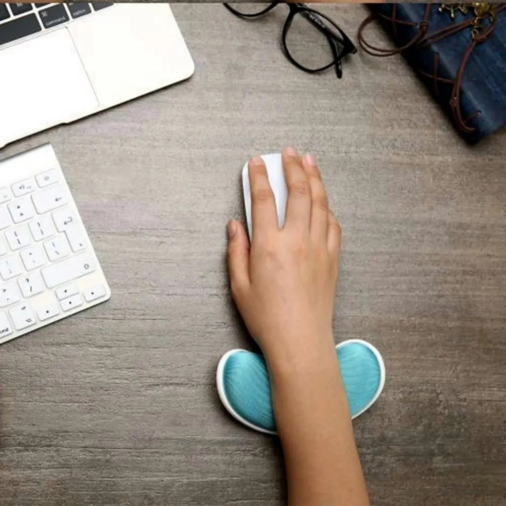 Memory Foam Mouse Wrist Rest Pad Slow Rebound Wrist Mouse Pad Durable Comfortable - Home & Garden
