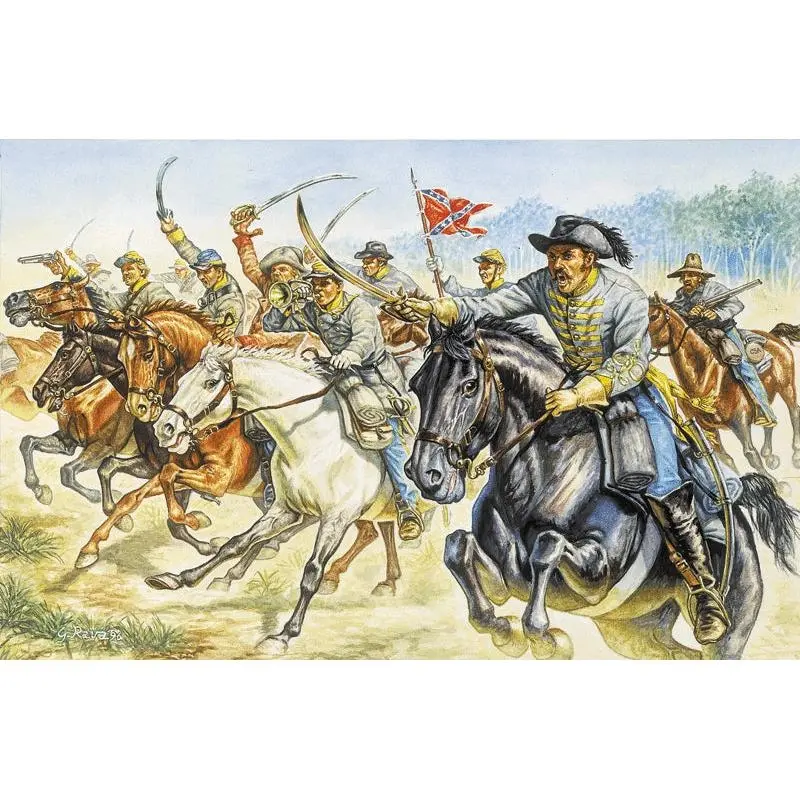 1/72 Confederate Cavalry American Civil War - Hobbies