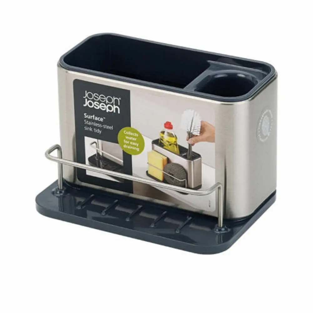 JOSEPH JOSEPH SURFACE STAINLESS STEEL SINK TIDY - Home & Garden