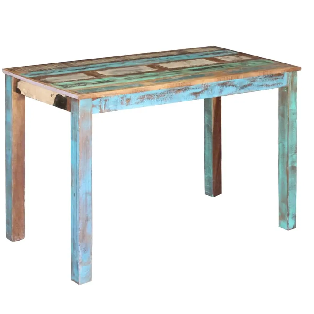 Dining Table Solid Reclaimed Wood 115x60x76 cm 243451 - Furniture