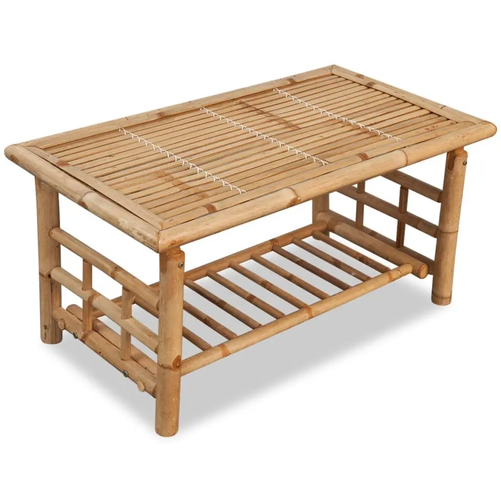 Coffee Table Bamboo 90x50x45 cm 243713 - Furniture