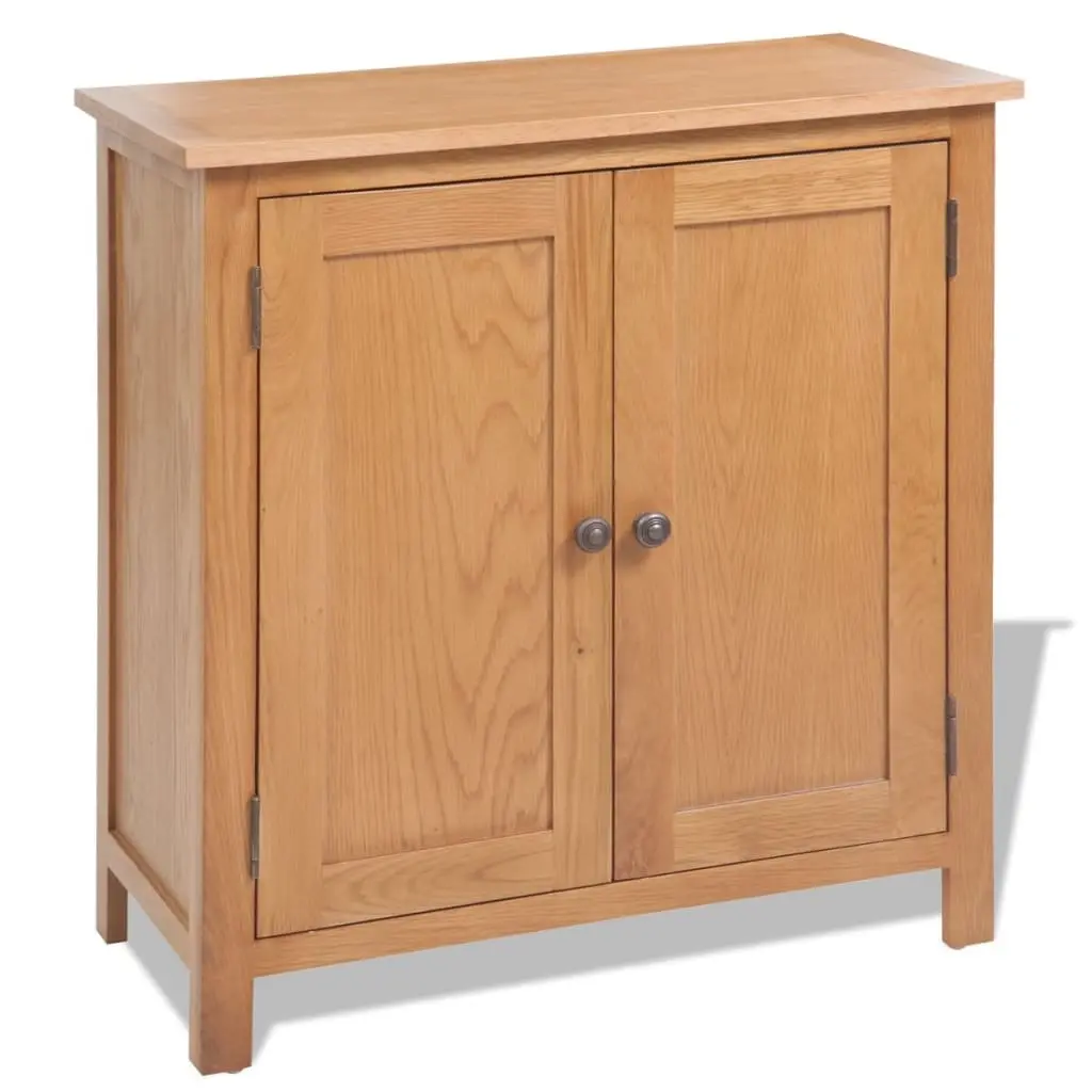 Sideboard 70x35x75 cm Solid Oak Wood 243933 - Furniture