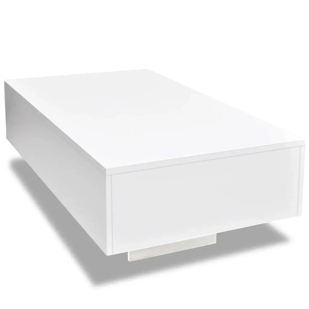 Coffee Table High Gloss White 244022 - Furniture
