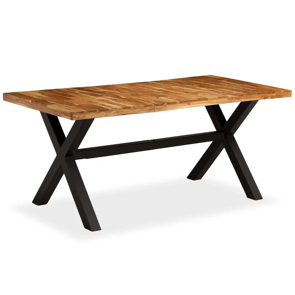 Dining Table Solid Acacia and Mango Wood 180x90x76 cm 245640 - Furniture