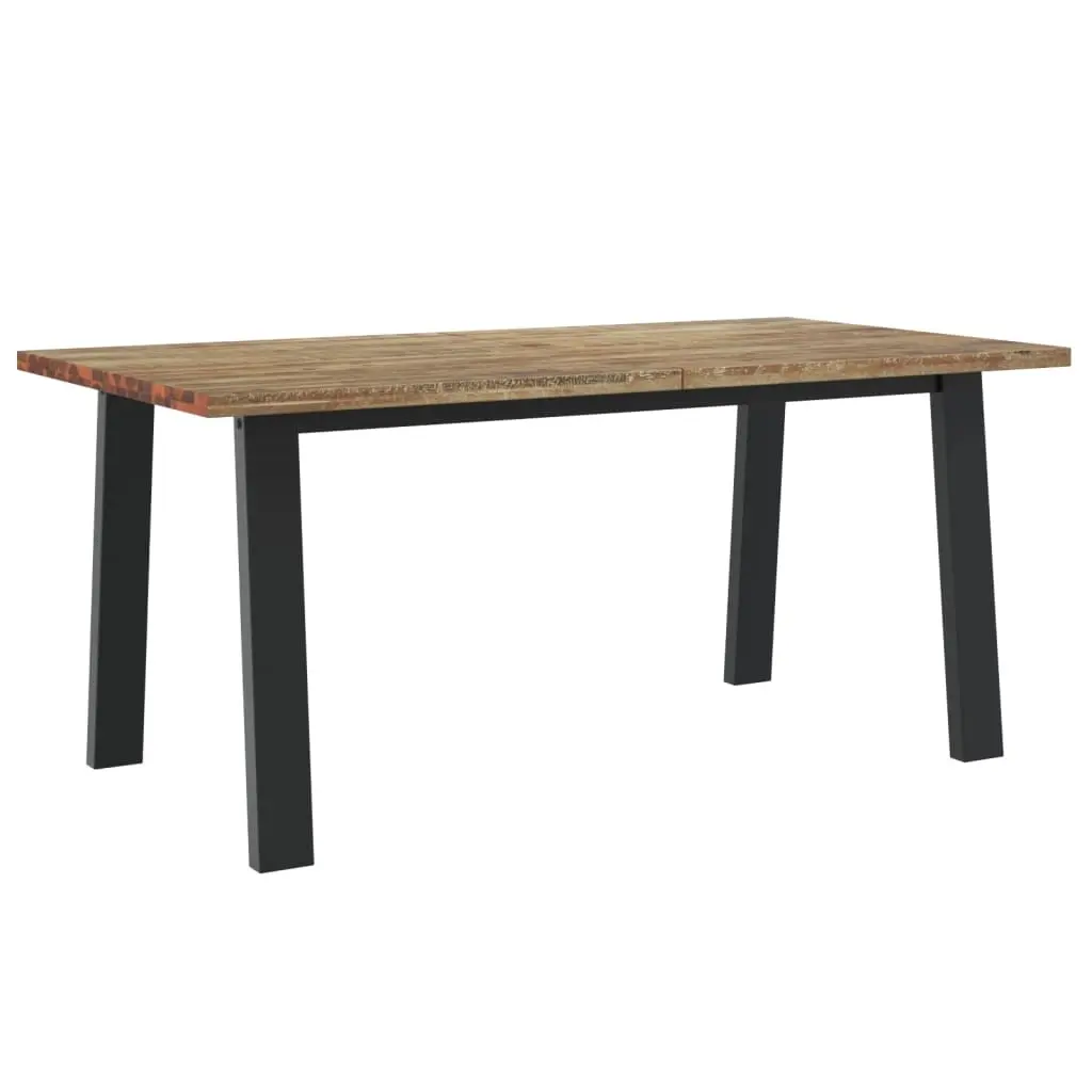 Dining Table Solid Acacia Wood 170x90x75 cm 245689 - Furniture