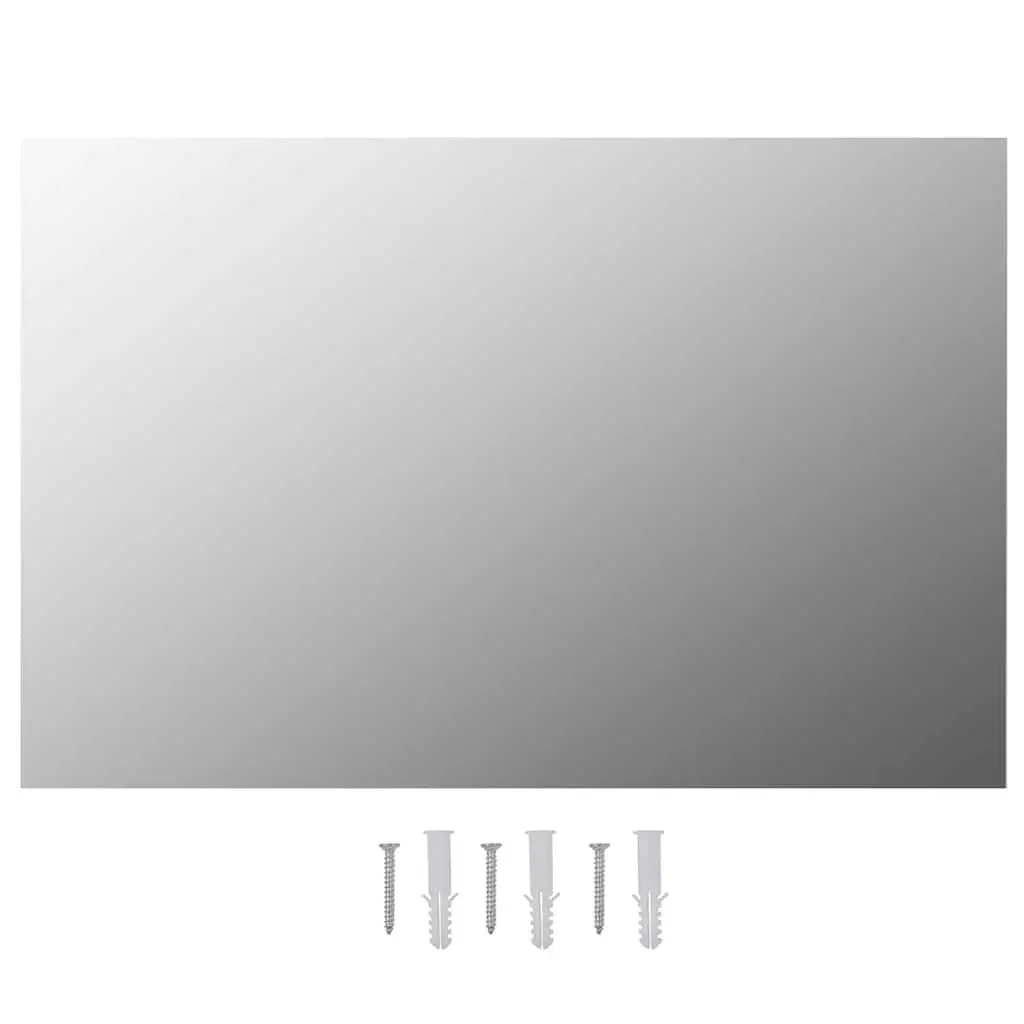 Wall Mirror 60x40 cm Rectangular Glass 245699 - Home & Garden