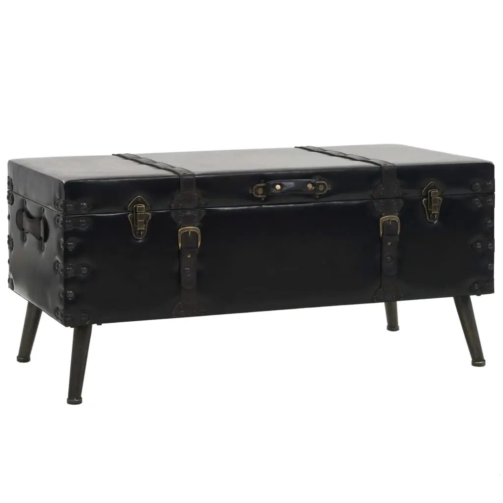 Coffee Table MDF and Steel 102x51x48 cm 245760 - Furniture