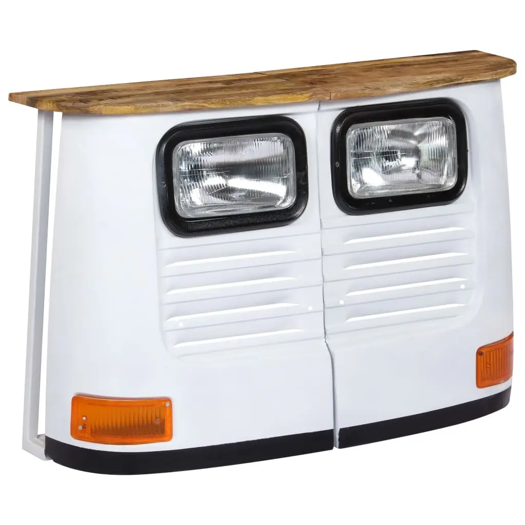 Truck Sideboard Solid Mango Wood White 246243 - Furniture