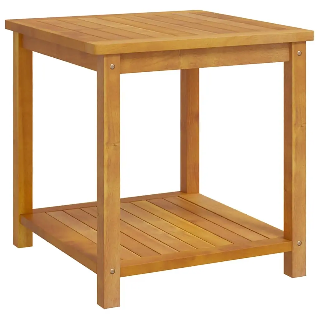 Side Table Solid Acacia Wood 45x45x45 cm 44128 - Furniture