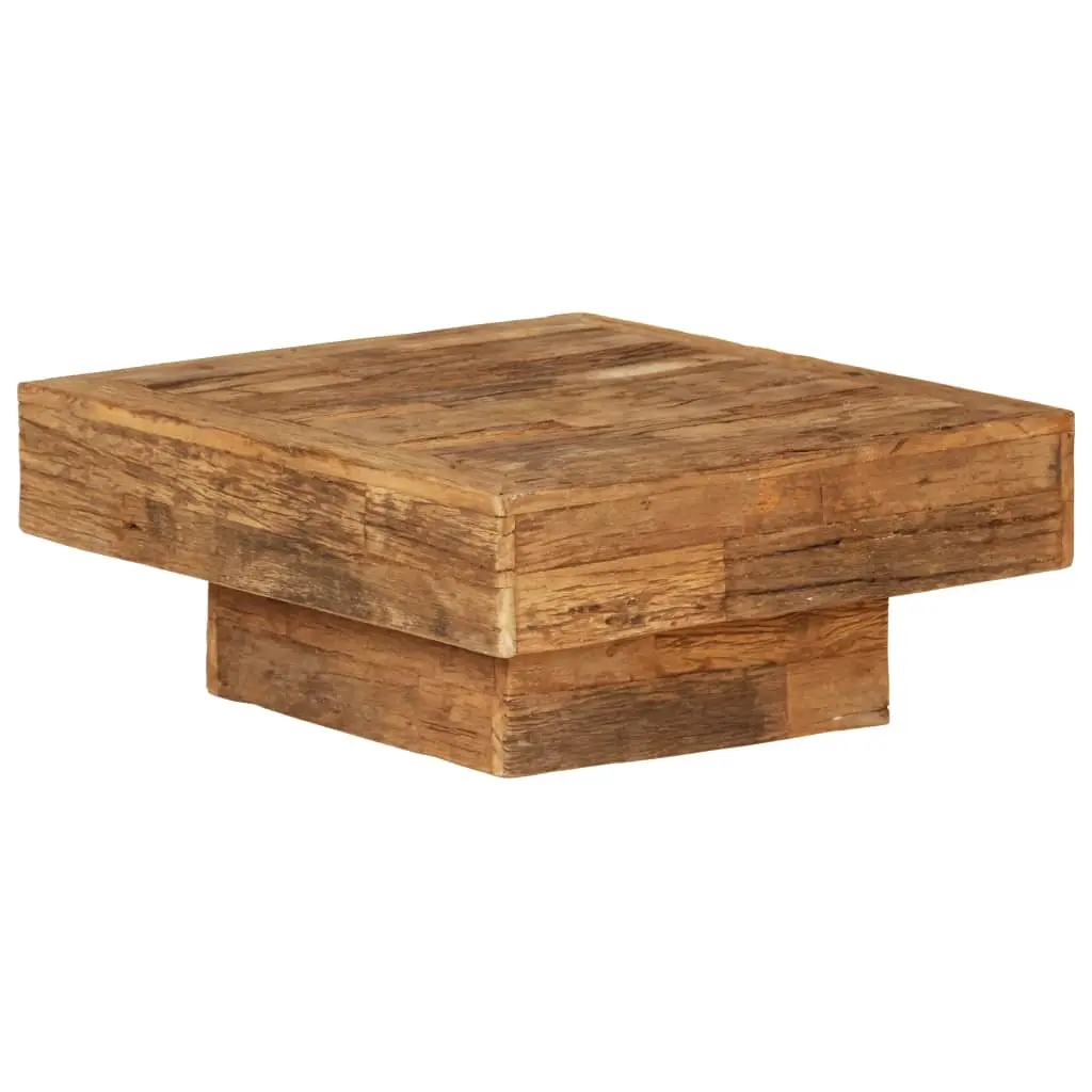Coffee Table Solid Reclaimed Wood 70x70x30 cm 246420 - Furniture