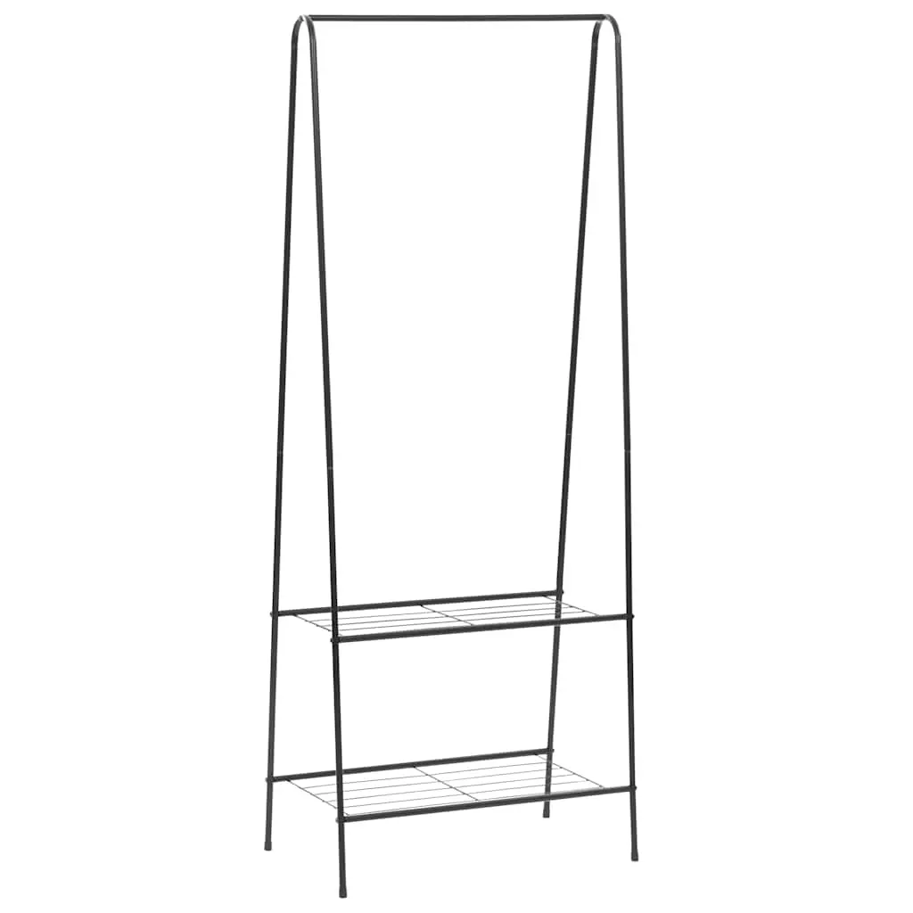 Clothes Rack 59x35x150 cm Black 246724 - Home & Garden