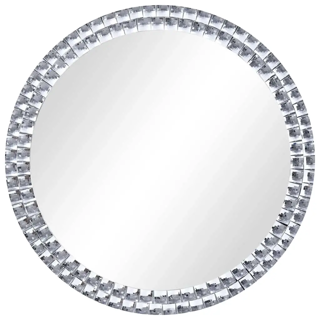 Wall Mirror 60 cm Tempered Glass 249449 - Home & Garden