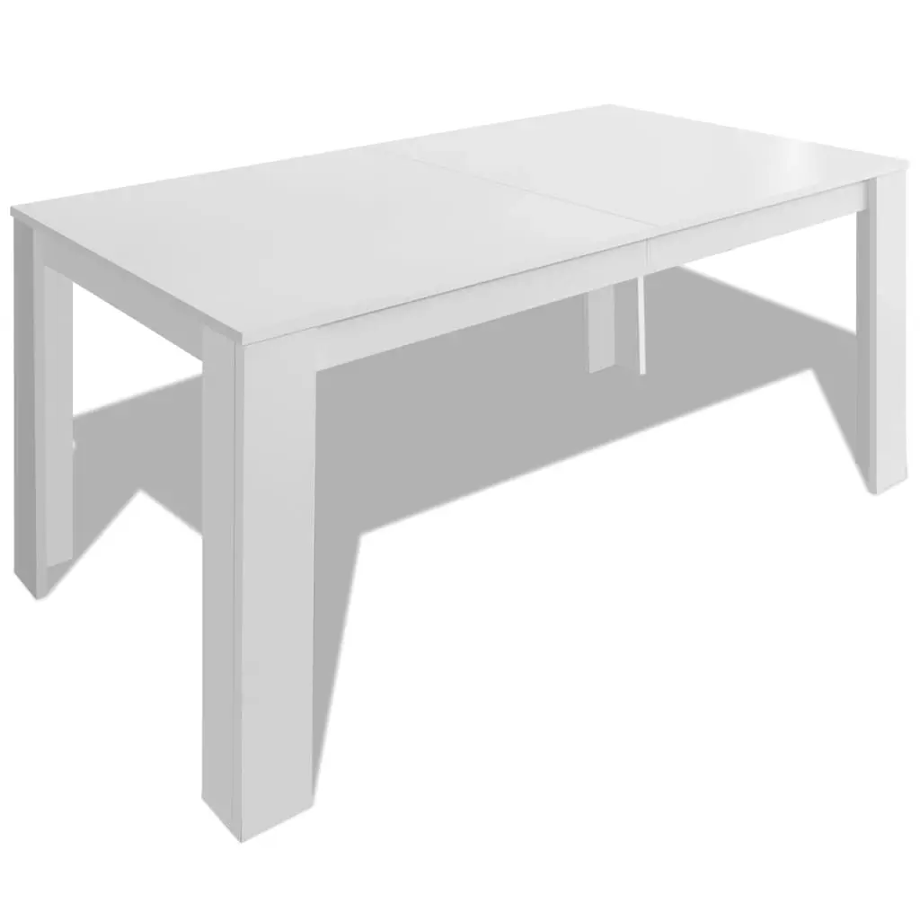 Dining Table 140x80x75 cm White 243056 - Furniture