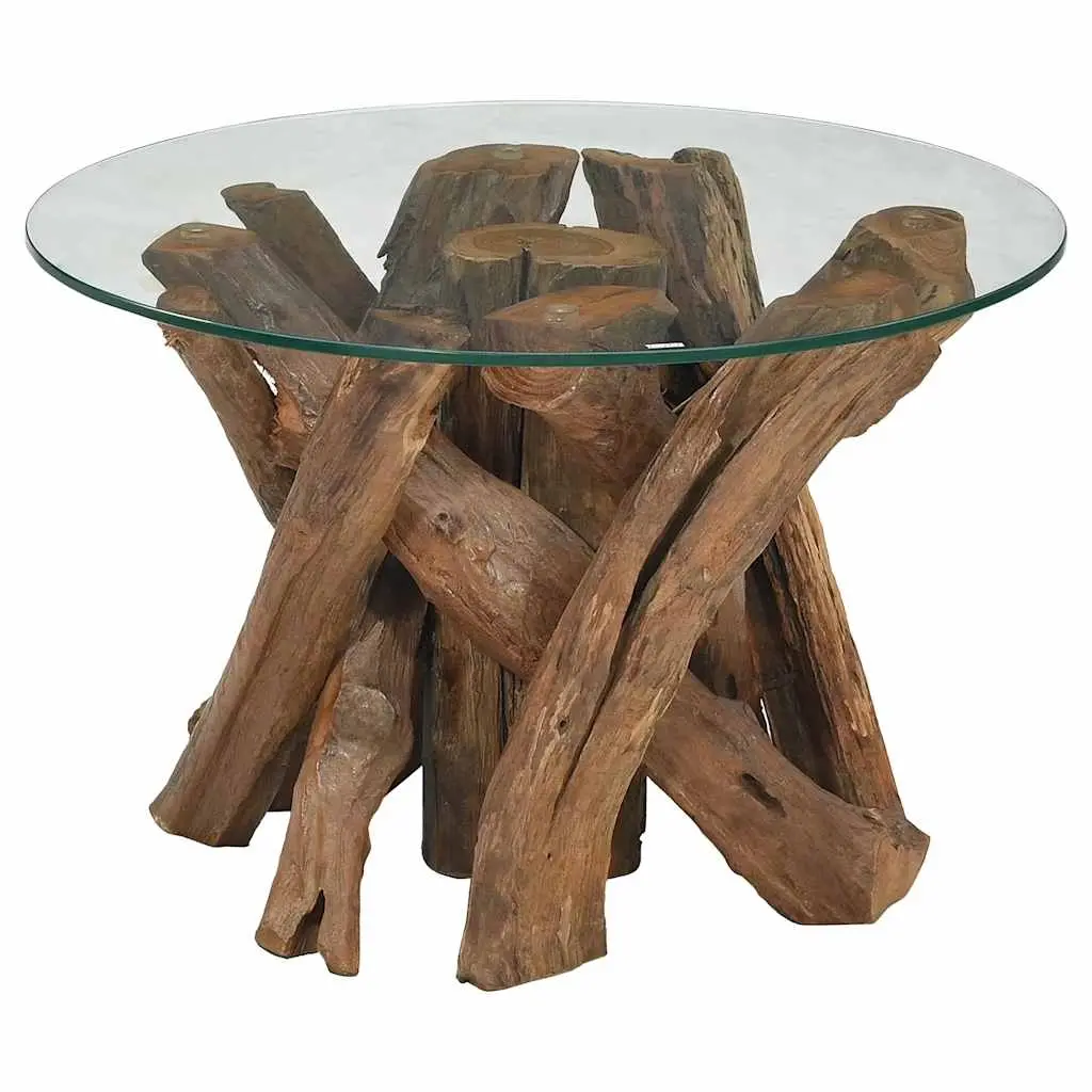 Coffee Table Solid Teak 60 cm 243473 - Over 40% off Living Room Furniture