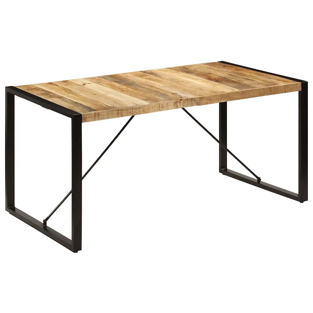 Dining Table 160x80x75 cm Solid Mango Wood 247417 - Furniture