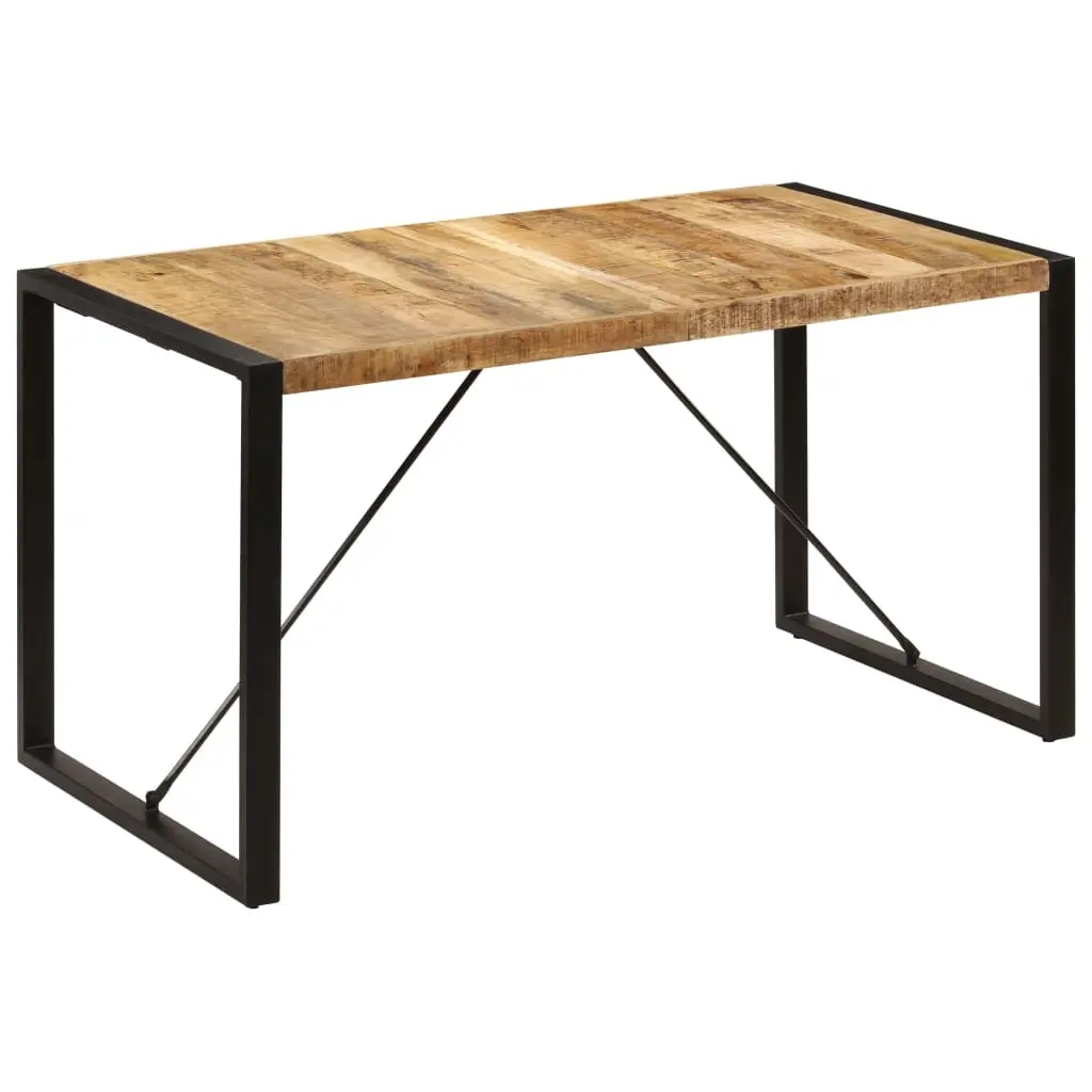 Dining Table 140x70x75 cm Solid Mango Wood 247420 - Furniture