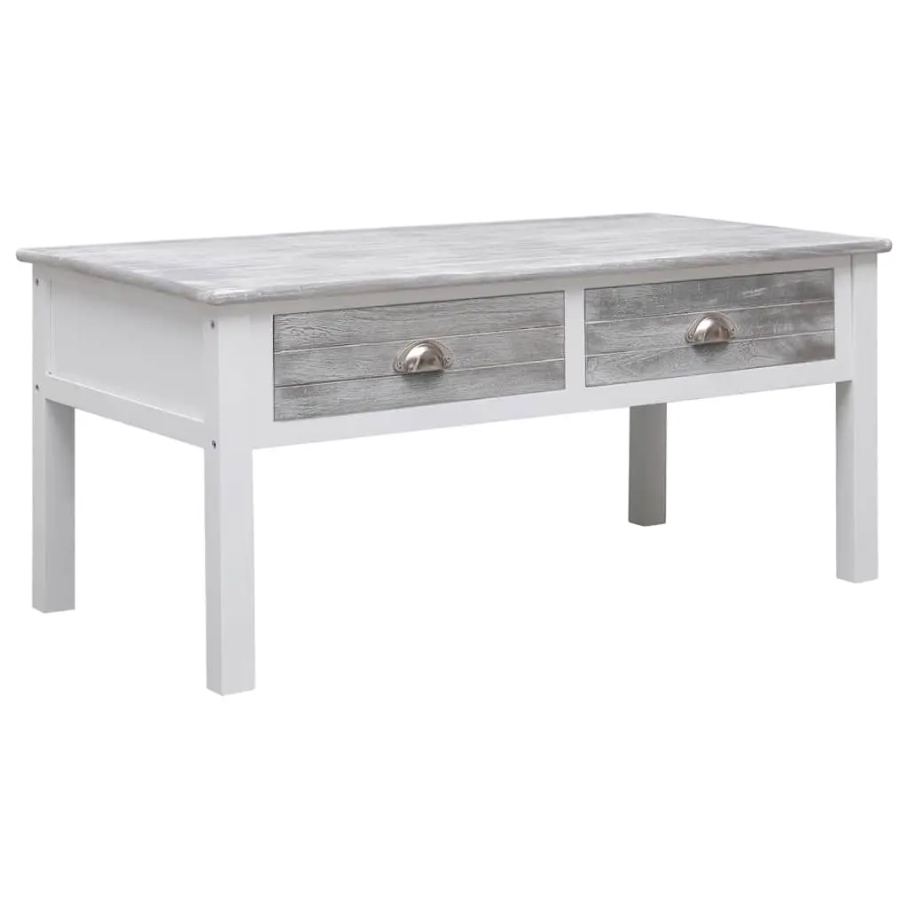 Coffee Table Grey 100x50x45 cm Wood 284133 - Furniture