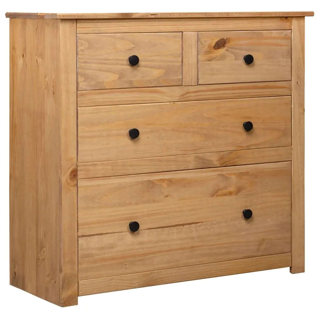 Sideboard 80x40x83 cm Pinewood Panama Range 282655 - Furniture