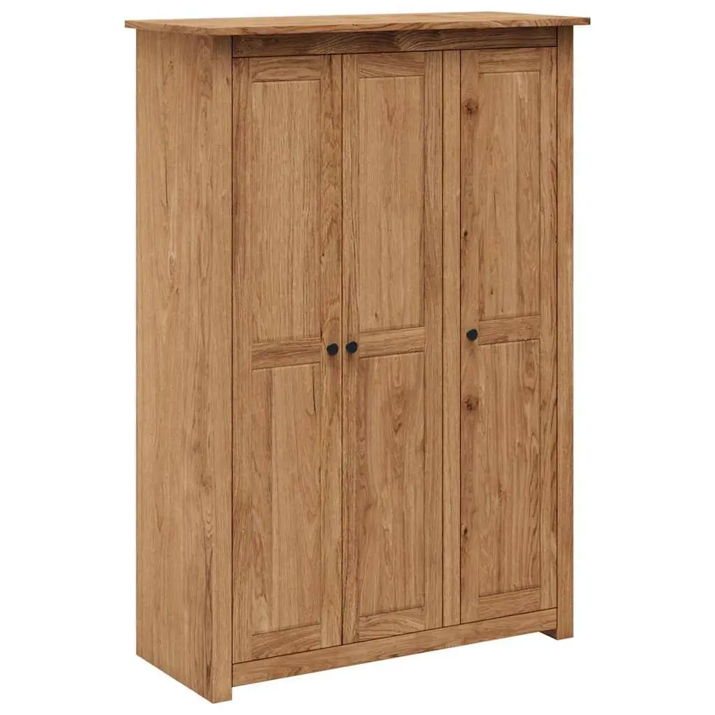 3-Door Wardrobe 118x50x171.5 cm Pine Panama Range 282661