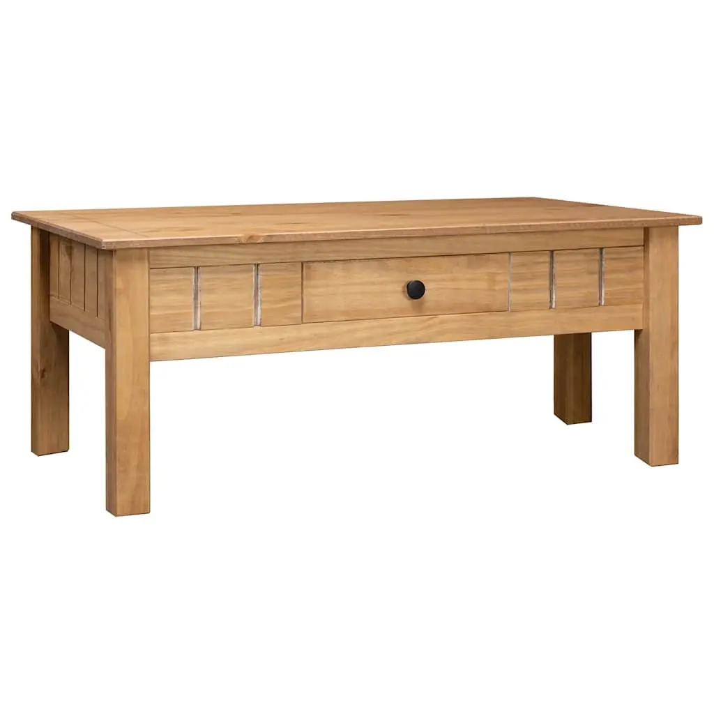 Coffee Table 100x60x43.5 cm Solid Pine Wood Panama Range 282682 - Furniture
