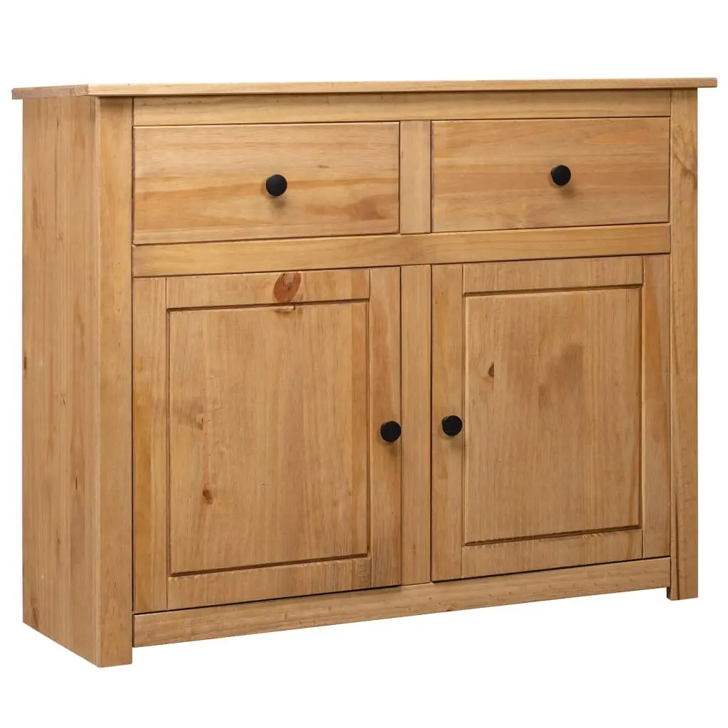 Sideboard 93x40x80 cm Solid Pinewood Panama Range 282697 - Furniture
