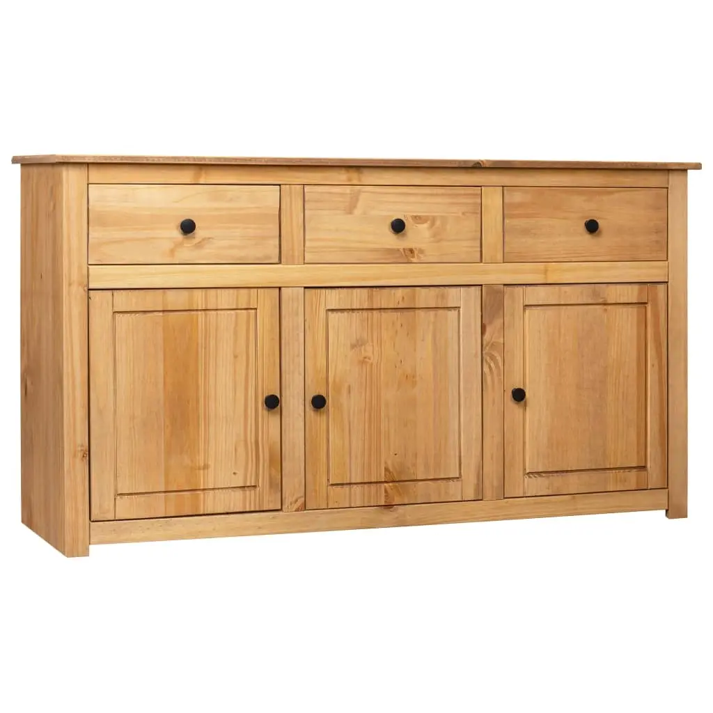 Sideboard 135x40x80 cm Solid Pinewood Panama Range 282703 - Furniture