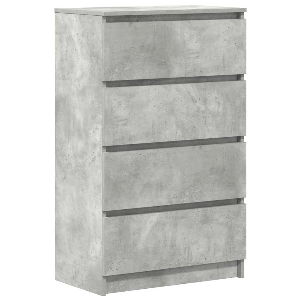 Sideboard Concrete Grey 60x35x98.5 cm Engineered Wood 800535 - Furniture