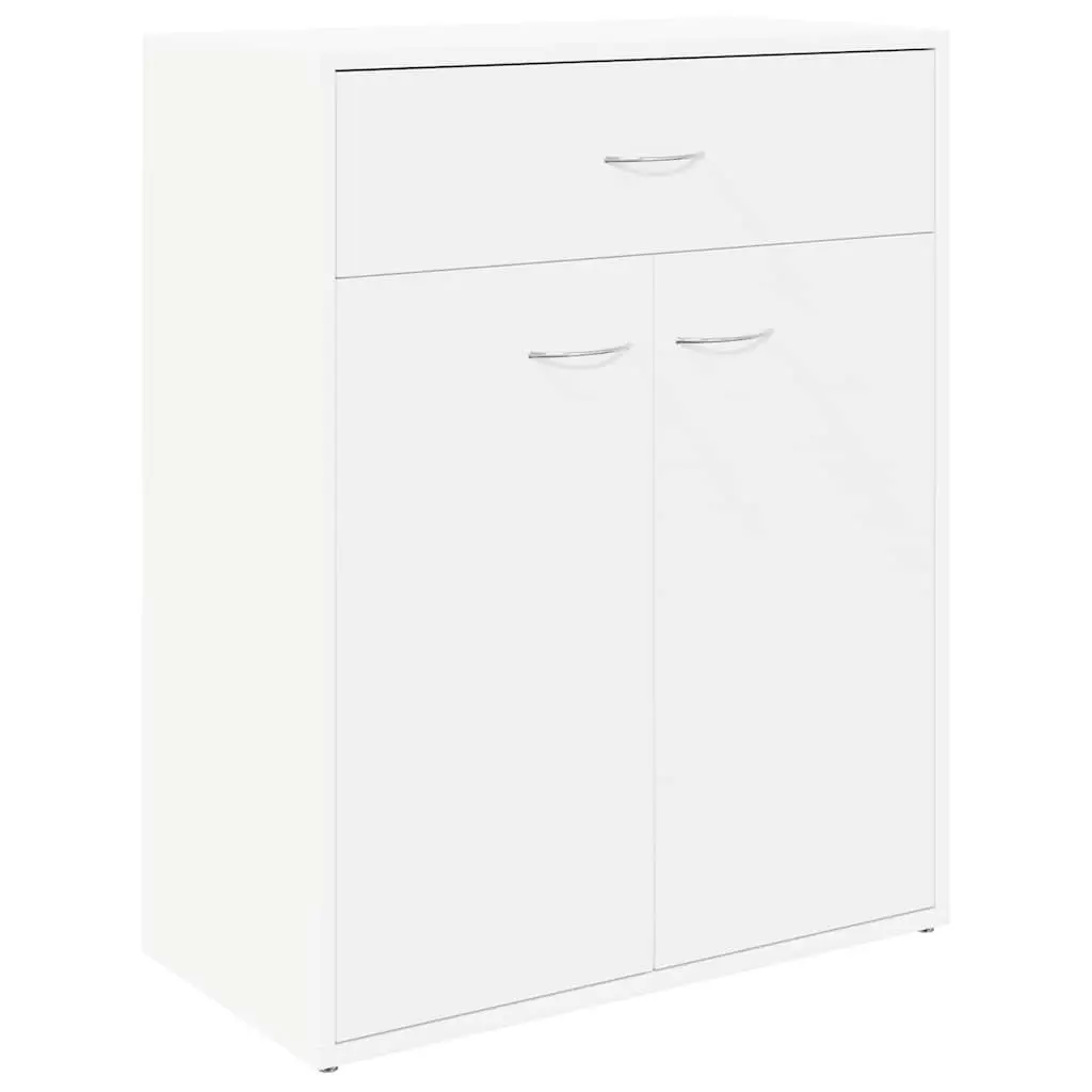 Sideboard White 60x30x75 cm Engineered Wood 800711 - Furniture